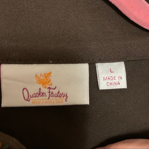 Quacker Factory Brown Embellished Jean Jacket - Picture 5 of 11